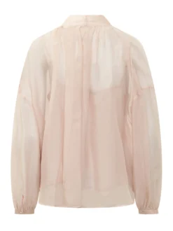Blouse with Neck Bow