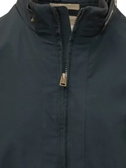 Bomber con Collo Alto e Zip