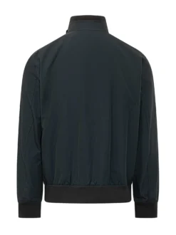 Bomber con Collo Alto e Zip