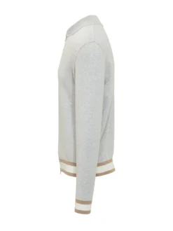Bomber con Zip a Maniche Lunghe