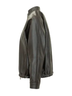 Bomber Jacket with Zip and Drawstring