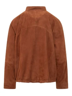 Bomber Jacket with Zip and Drawstring