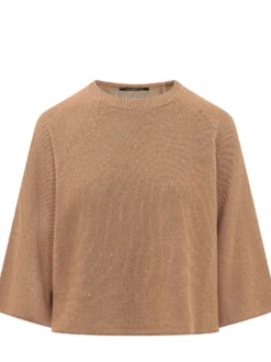 Boxy Short Sleeve Knit Top