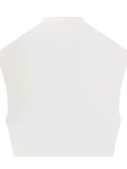 Boxy Tank Top with Bear Print