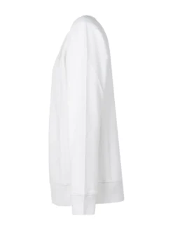 Boys Cotton Sweatshirt with Tone-on-Tone Large Logo