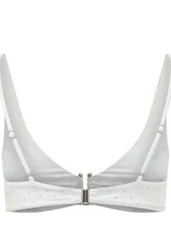 Bralette Bikini Top with Wide Straps and Front Closure