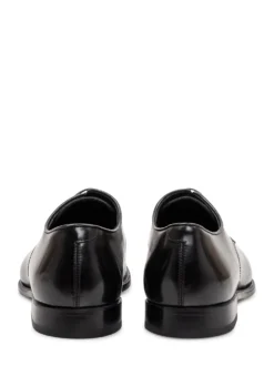 Brushed Derby Shoes with Low Sole