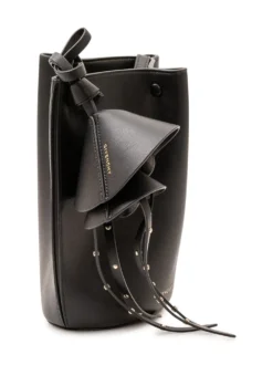 Bucket Bag with Decorative Straps