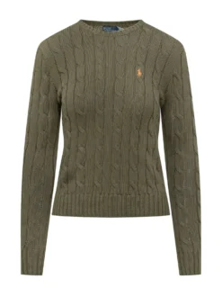 Cable Knit Crewneck Sweater