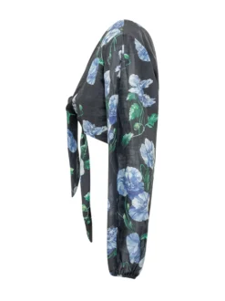 Cactus Floral Print Top