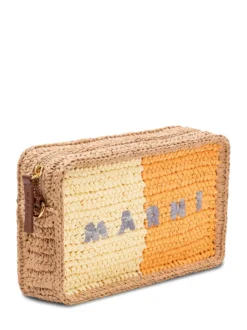 Camera Bag with Zip and Strap