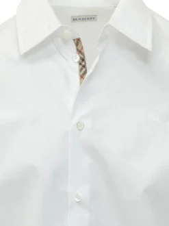 Camicia a Manica Lunga con Colletto Classico e Bottoni