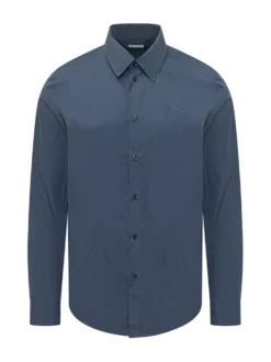 Camicia a Manica Lunga con Colletto Classico e Bottoni