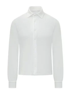 Camicia a Manica Lunga con Colletto Classico e Bottoni