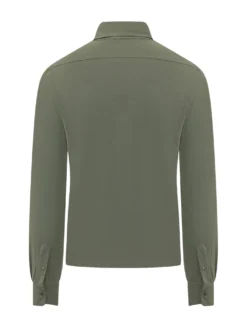 Camicia a Manica Lunga con Colletto Classico e Bottoni