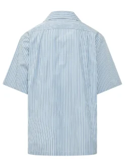 Camicia a Maniche Corte con Righe Sottili