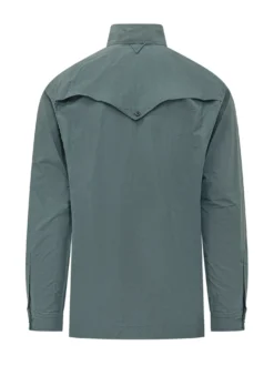 Camicia a Maniche Lunghe con Tasche e Bottoni