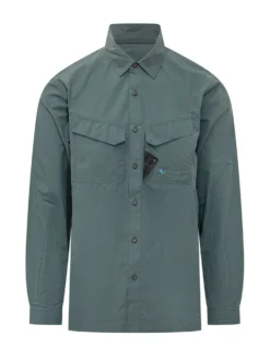 Camicia a Maniche Lunghe con Tasche e Bottoni