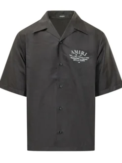 Camicia Bowling con Stampa Grafica