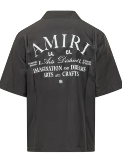 Camicia Bowling con Stampa Grafica