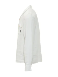 Camicia Bowling con Tasca Applicata
