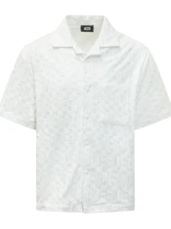 Camicia Bowling con Tasca Applicata