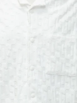 Camicia Bowling con Tasca Applicata