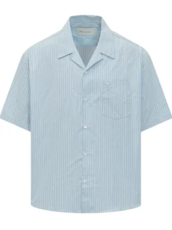 Camicia Boxy a Maniche Corte