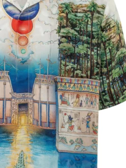 Camicia con Stampa Paesaggio