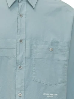 Camicia con Tasca sul Petto e Bottoni
