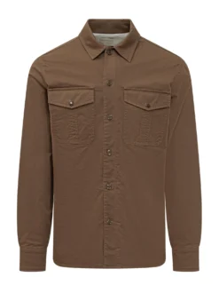 Camicia con Tasche Applicate e Bottoni