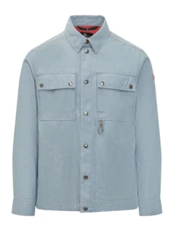 Camicia con Tasche Frontali e Bottoni a Pressione