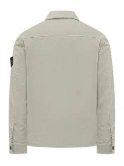 Camicia con Zip e Tasca Applicata