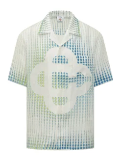 Camicia Cubana a Maniche Corte con Stampa