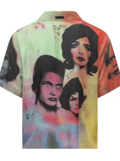 Camicia Informale con Stampa Fotografica