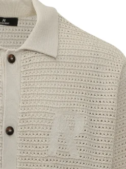 Camicia in Maglia con Bottoni
