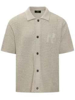 Camicia in Maglia con Bottoni