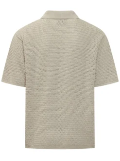 Camicia in Maglia con Bottoni