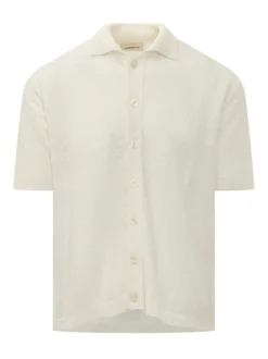 Camicia in Maglia con Colletto e Bottoni