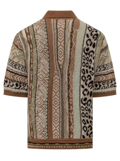 Camicia in Maglia Jacquard