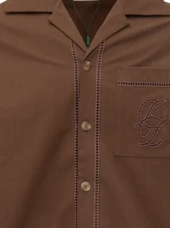 Camicia Marrone con Dettagli Jour Échelle