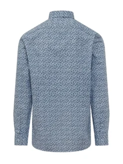 Camicia Micro Paisley a Maniche Lunghe