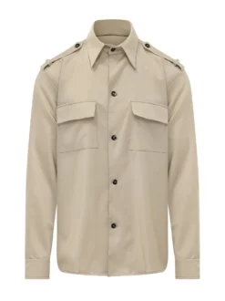 Camicia Utility con Tasche Applicate