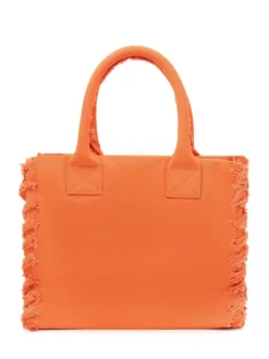 Canvas Shopper Bag with Logo