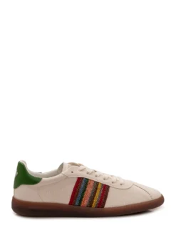 Canvas Sneakers with Multicolor Side Detail