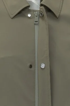 Cappotto con Collo Camicia