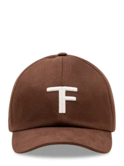 Cap with Contrasting Logo Embroidery