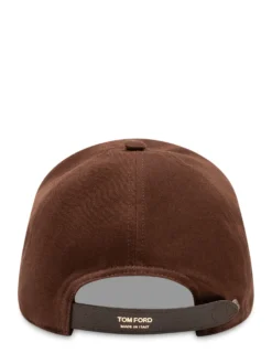 Cap with Contrasting Logo Embroidery