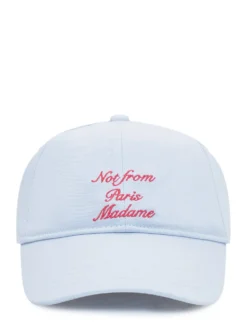 Cap with Slogan Embroidery