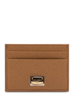 Card Holder with Logo Plaque